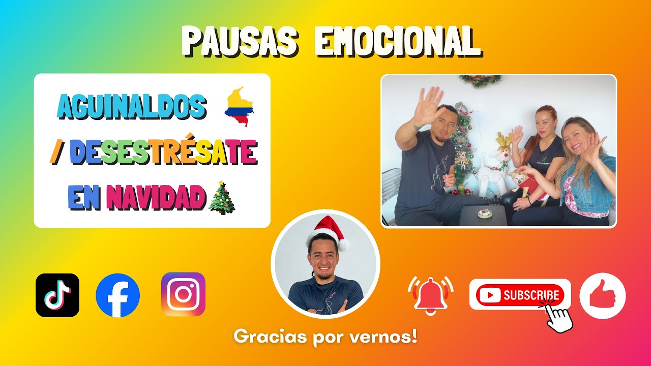 Pausa Emocional con Aguinaldos Colombianos | Ríe, Conecta y Desestrésate en Navidad