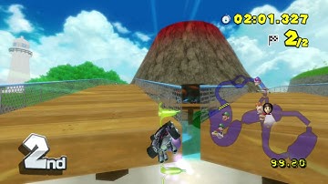 Mario Kart Wii (Fusion) Custom Tracks - Mirror (1 Player) #061 with Kirby