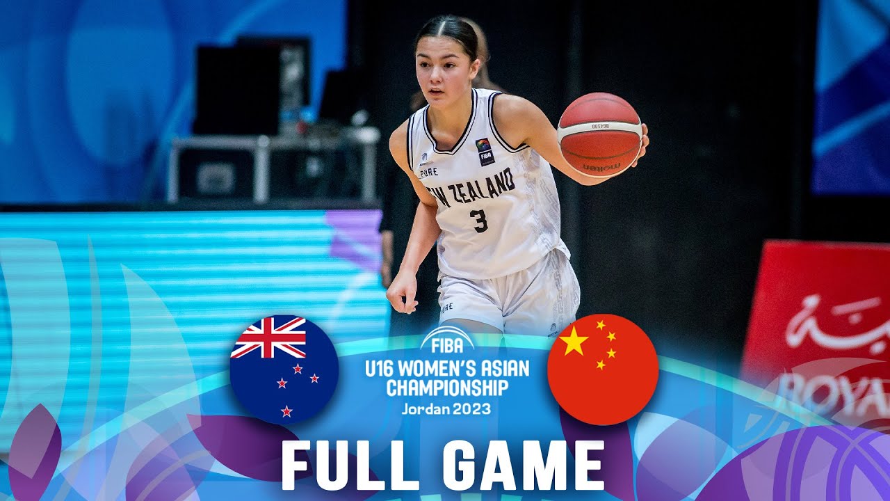 New Zealand v China | Full Basketball Game | FIBA U16 Women's Asian Championship 2023