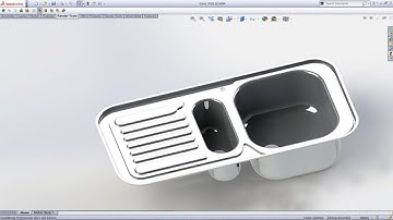 How to design kitchen sink in SolidWorks | Solidworks share