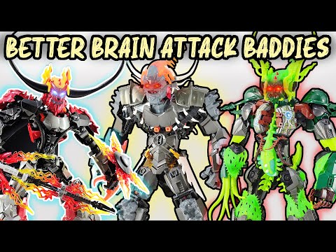 REIMAGINED LEGO Hero Factory Brain Attack Villains! - Awesome MOCs