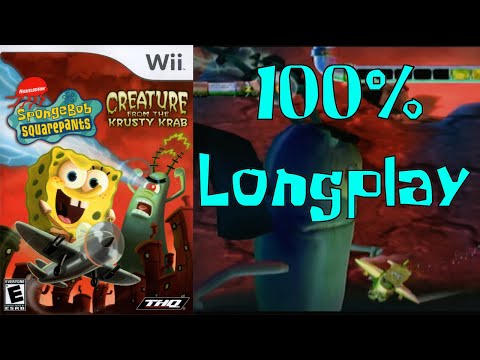 SpongeBob SquarePants: Creature from the Krusty Krab - 100% Wii Longplay