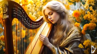 Heavenly Harp Hymns - Relaxing Harp Hymns - Soft Ambient Background Music