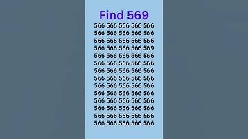 can you find 569 in 5 seconds? #wordpuzzlegame #game #mathematics #mindbendingquiz #puzzle