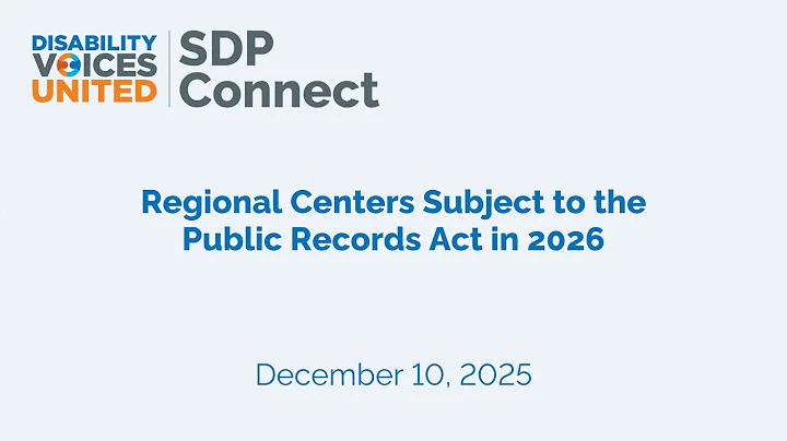 Regional Centers Subject to the Public Records Act in 2026