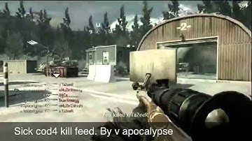 Sick Cod4 Kill Feed. By V Apocalypse