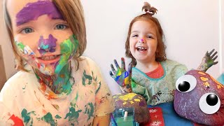 ROCK ART with NiKO & NAVEY!!  Painting Rocks for Craft Time fun & mixing all colors of the rainbow! by A for Adley - Learning & Fun 2,598,140 views 5 months ago 33 minutes