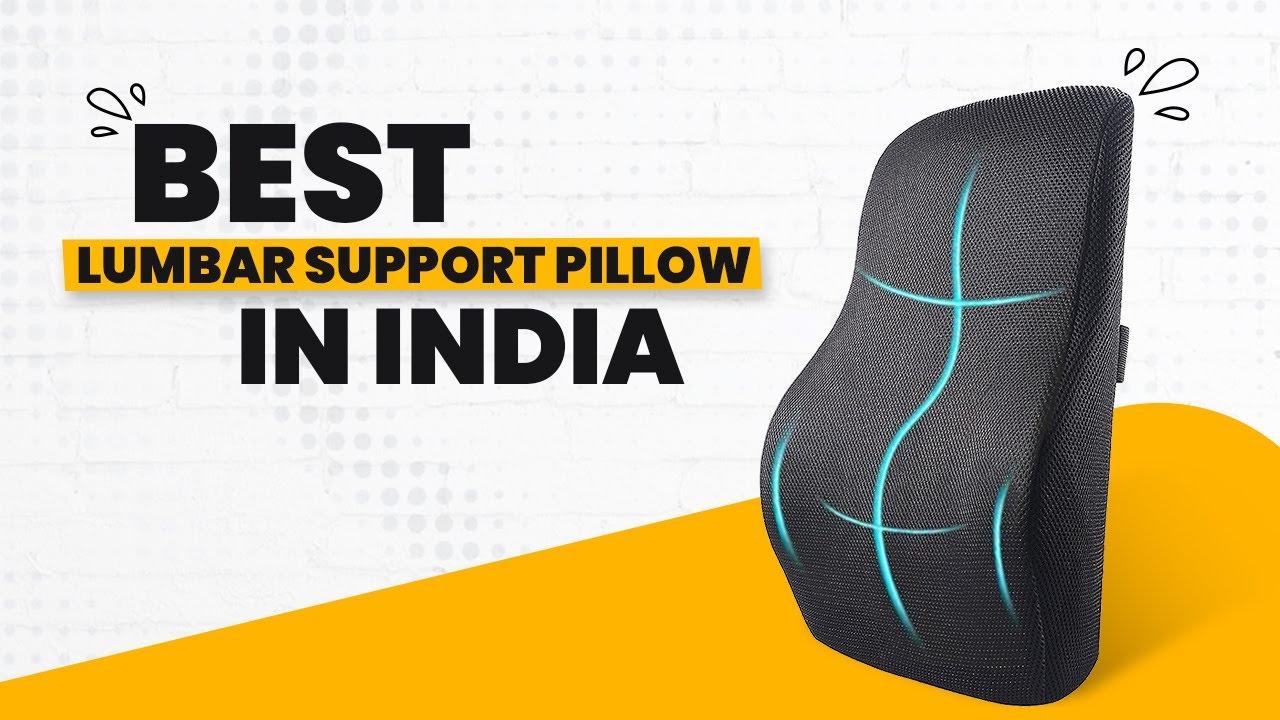 Best lumbar support pillow in India Backrest Pillow for Back Support