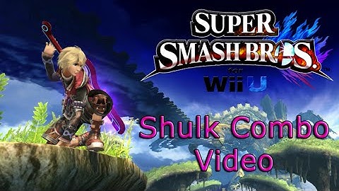 Super Smash Bros. Wii U - Shulk Combo Video - version: 1.1.0 (SSB4)