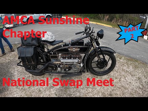 PART 2 - AMCA Daytona 2024 Antique Vintage Motorcycle Swap Meet