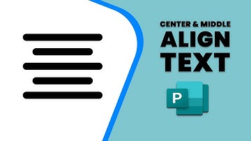 How to center and middle align text in Publisher