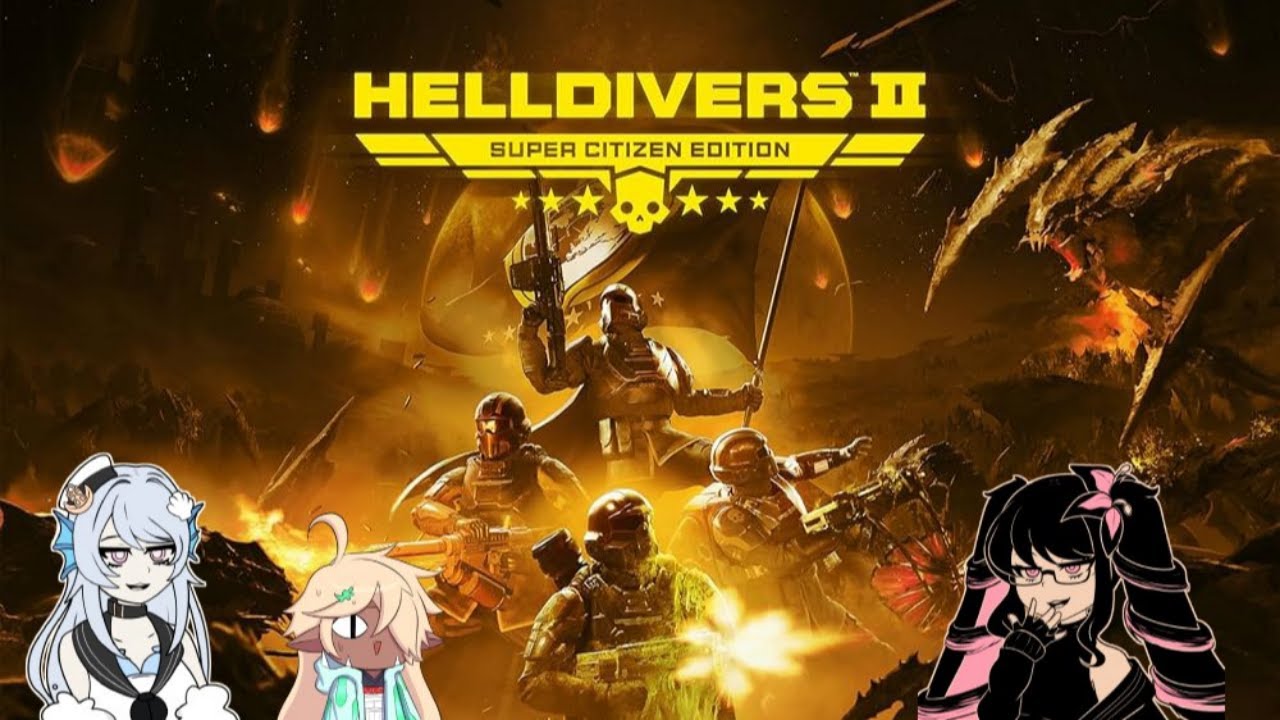 4 Femboys drop into California so anyways here is Helldivers 2