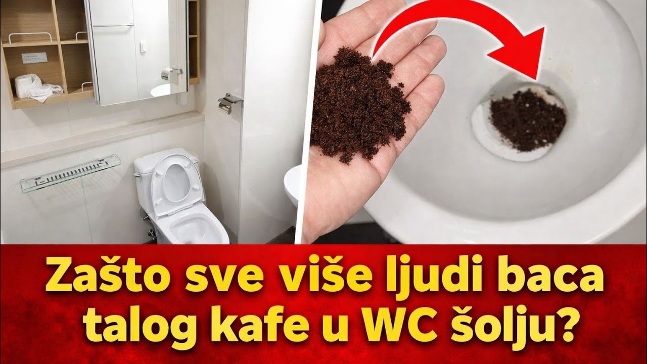 Zašto sve više ljudi baca talog kafe u WC šolju?