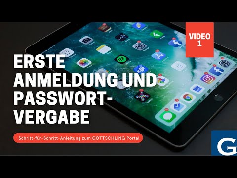 Erste Anmeldung und Passwort-Vergabe beim GOTTSCHLING Portal (1/16)