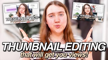 HOW TO MAKE CUSTOM THUMBNAILS FOR YOUTUBE!