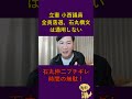 石丸激怒！立憲小西議員の横槍に「意味のない話に時間は使わない」