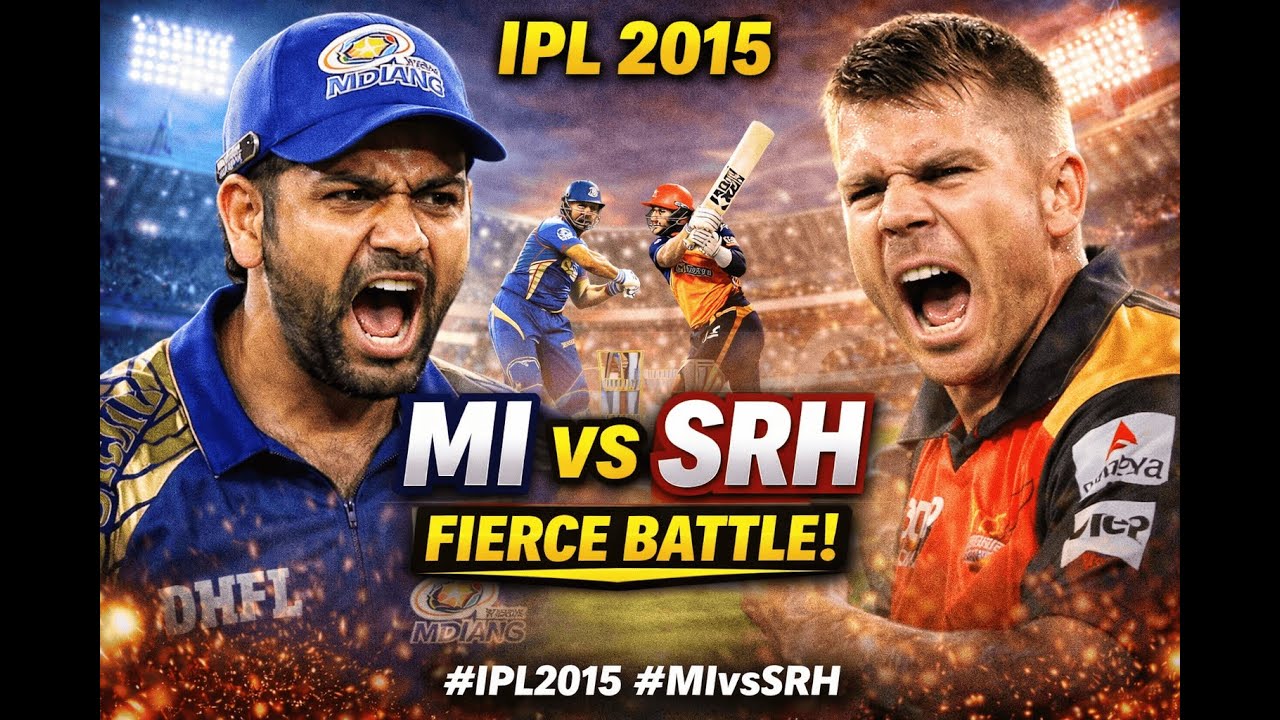 2015 M23 MI vs SRH – Match Highlights