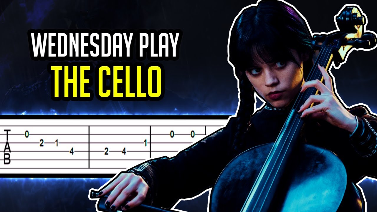 The Rolling Stones - Paint It Black (Wednesday Playing The Cello Theme) Tab  + 1staff by Yuta Ueno