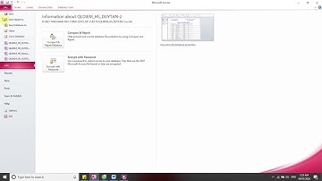 Tạo Report danh sách học sinh sử dụng Access 2010