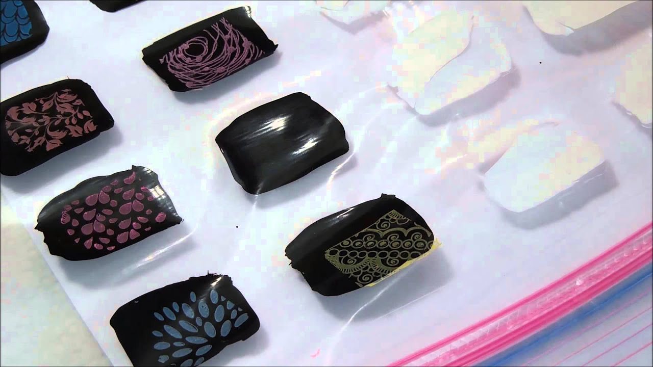 HOW TO : STAMP with klean Colors Nails Polishes . Will they stamp over black ?????