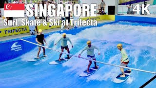 Surf, Skate & Ski at Trifecta Singapore! Newest Sports Attraction 🇸🇬 - Virtual Tour [4K]
