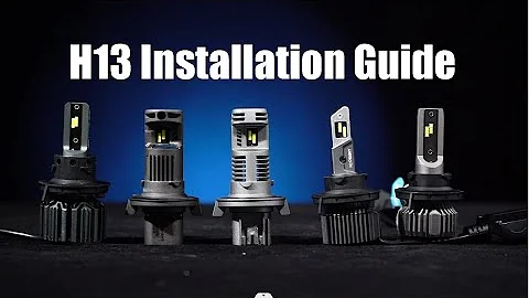 H13 9008 LED Bulbs Installation guide - Novsight N60/N52/ N11/ N30/ N56/ N31