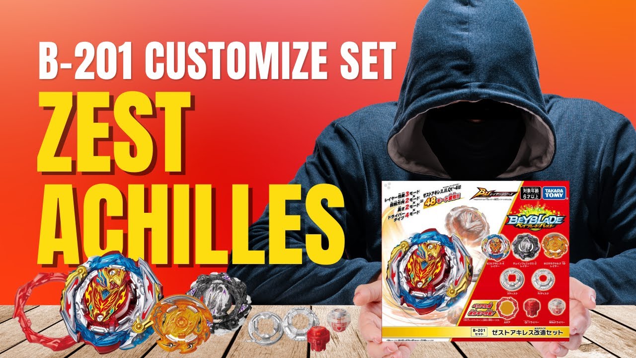 B-201 Unboxing & Assemble Zest Achilles Customize Set - Explored