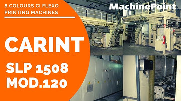 CARINT SLP 1508 mod.120 8 Colours CI Flexo Printing Machines | CARINT Machines