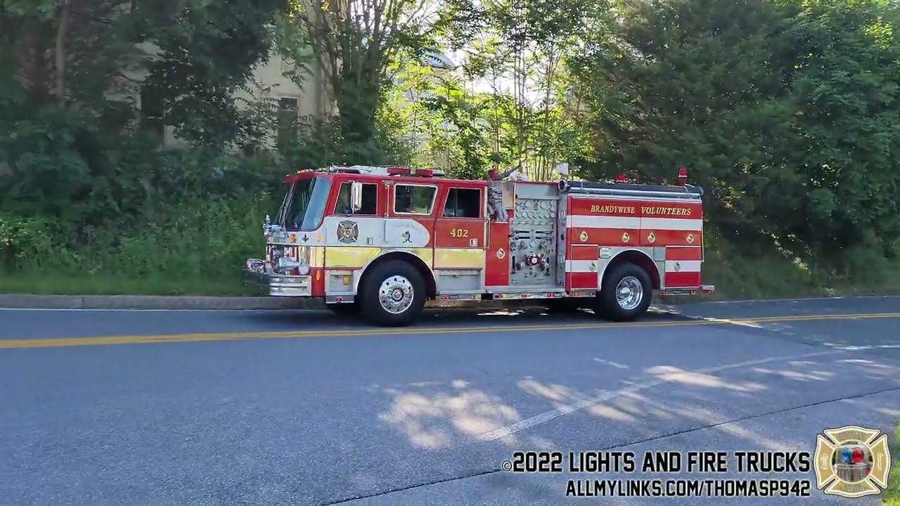 Dunellen & Brandywine Fire Engines Detroit Diesel Jake Brakes YouTube