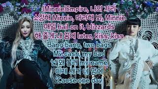 Wengie ft. Minnie of (G)-IDLE (민니) - 'EMPIRE' - Hangul Lyrics (한글 가사)