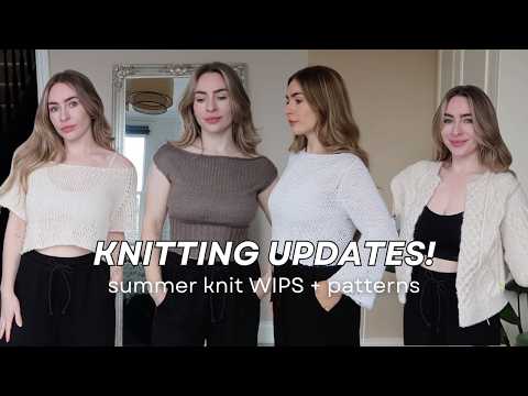Dagmar Jacket Update + Summer WIPS | Knitting Podcast