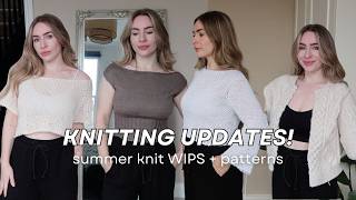 Dagmar Jacket Update + Summer WIPS | Knitting Podcast