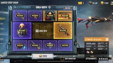 LEGENDARY KRM-262 - Glorious Blaze FULL DRAW| CODM Draw + Gameplay | Danger Drop Draw