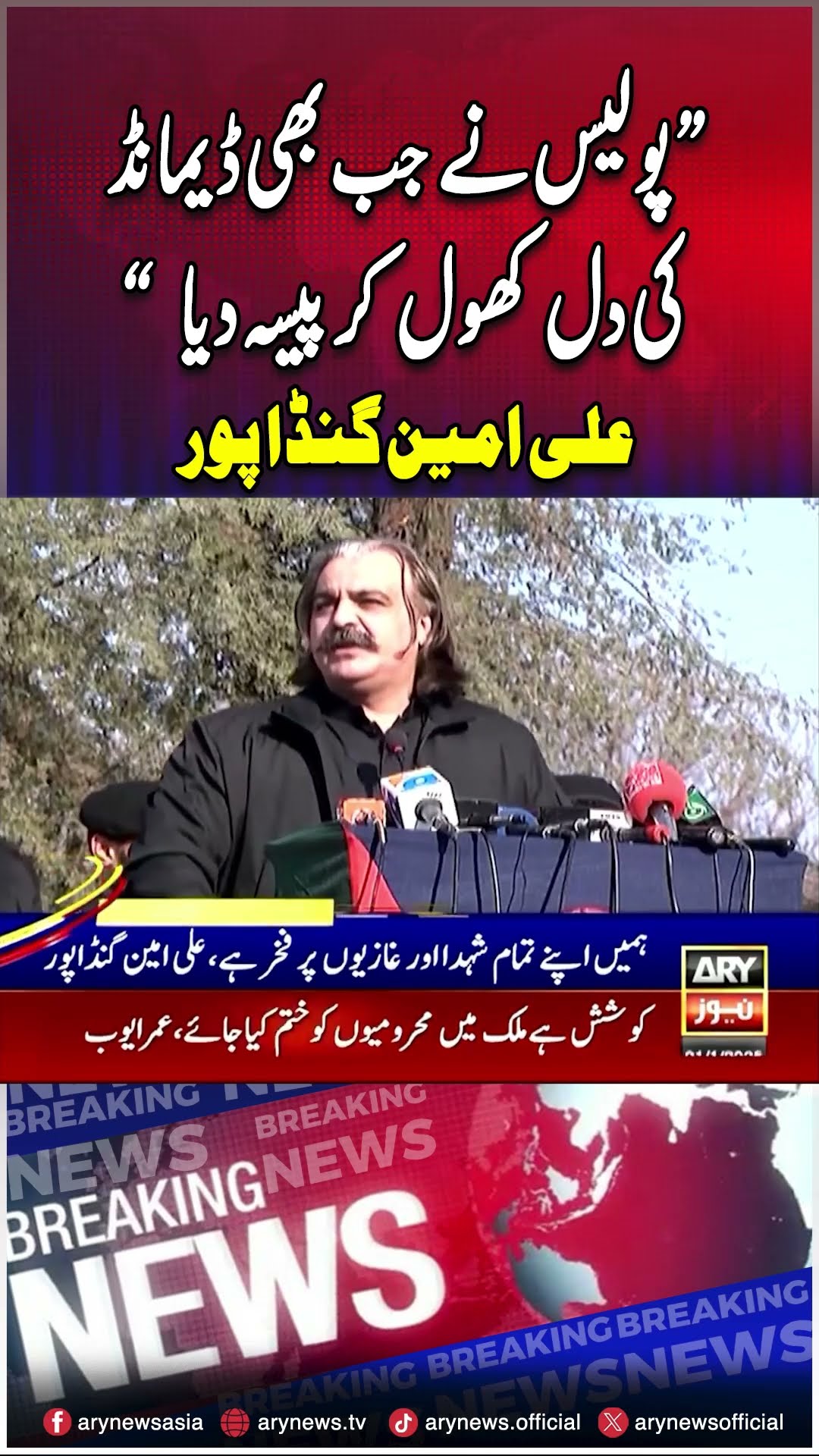 #aliamingandapur #kpgovt #kppolice #breakingnews #arynews #pti #pmshehbazsharif #shorts