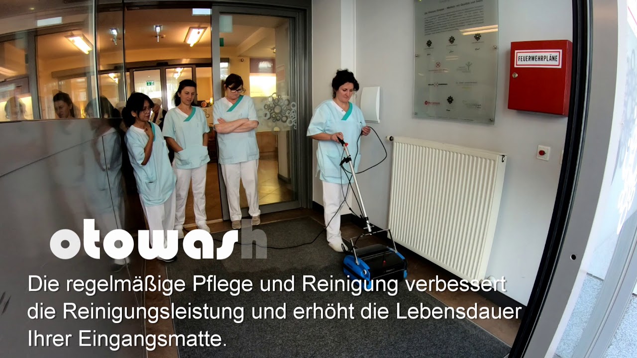 Eingangsmatten-Reinigung