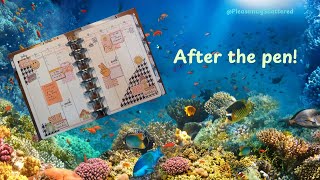After the pen for July 6-12 in my disc bound vertical planner