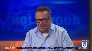 Tom Arnold Announces the 8:38 Stretch on KTLA 5 Weekend Morning News