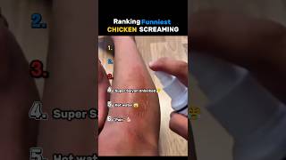 Ranking Funniest Chicken Screaming Moments 😭😭...