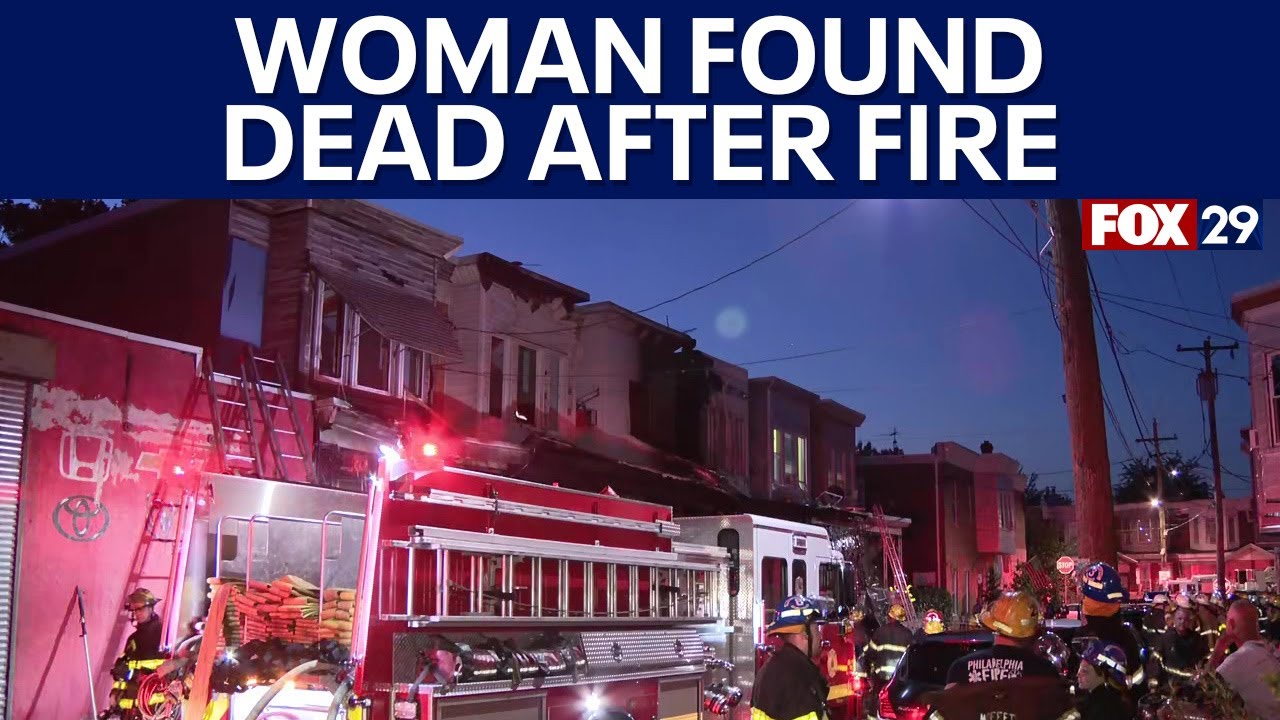 Woman found dead after fire in Philadelphia; 2 others hurt - YouTube