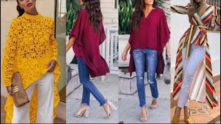 Blusones De Moda 2022 Maxiblusas Blusas Largas De Moda Blusas Largas Y Blusones Tendencias 2022