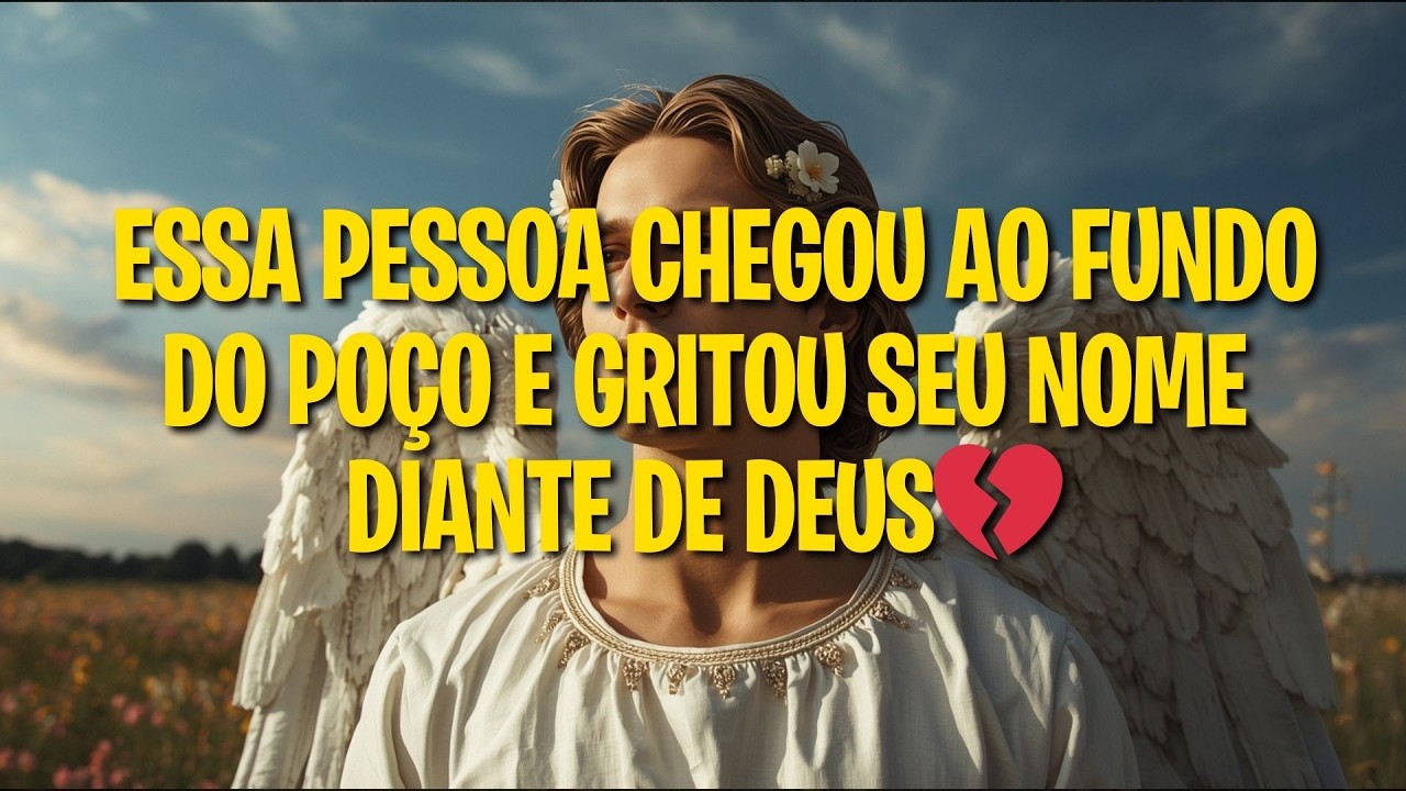 ESSA PESSOA CHEGOU AO FUNDO DO POÇO E GRITOU SEU NOME DIANTE DE DEUS