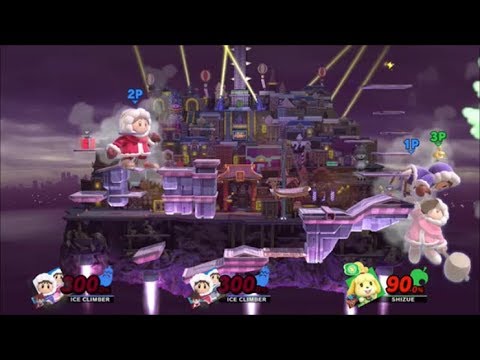 スマブラSP　究極巨大化アイスクライマーをふっとばす