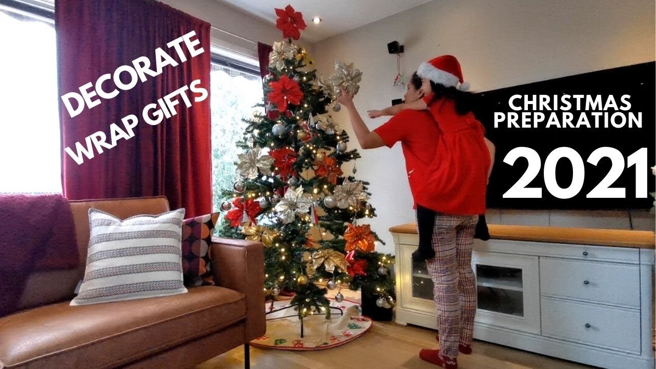 🇧🇻 Norway Christmas Preparation 2021 With Christmas Tree Decoration + Gift Wrapping And Giving
