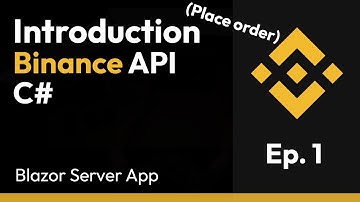 Introduction to Binance API C# (Place an order) | Part 1
