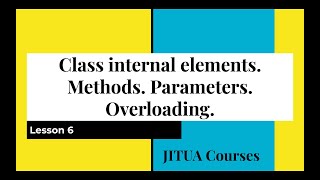 .NET Developer Basics. Lesson 6. Class internal elements. Part 3. Methods. Parameters. Overloading.