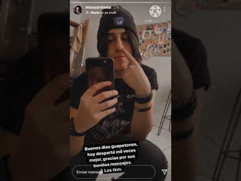 StoryMissasinfonia - Instagram 02/12/2020, "Buenos dias guapetones".