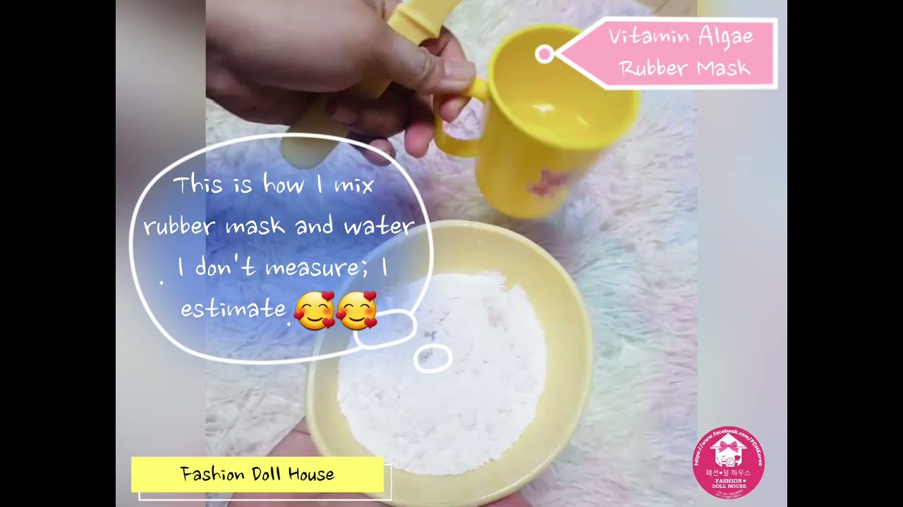 Mixing Rubber Mask Powder and Water Through 'Guess-timation'