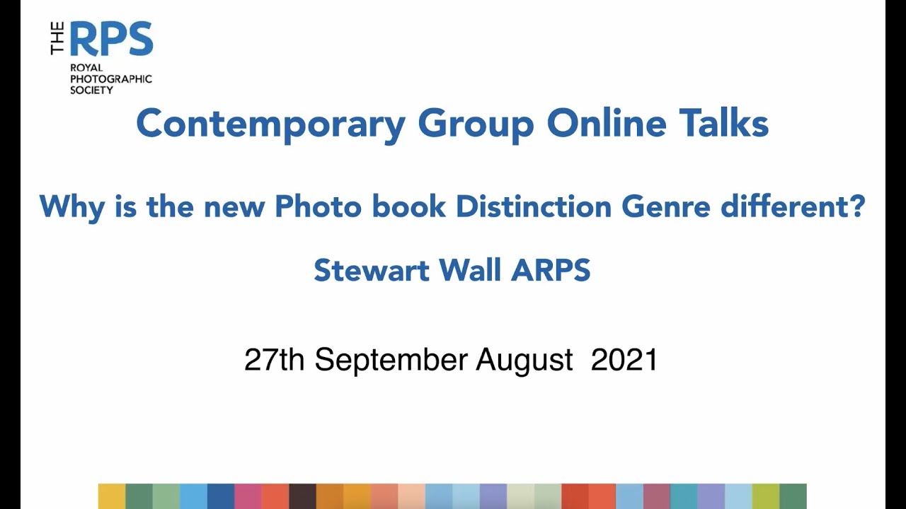 RPS Contemporary Group | Stewart Wall: why is the new Photobooks ...