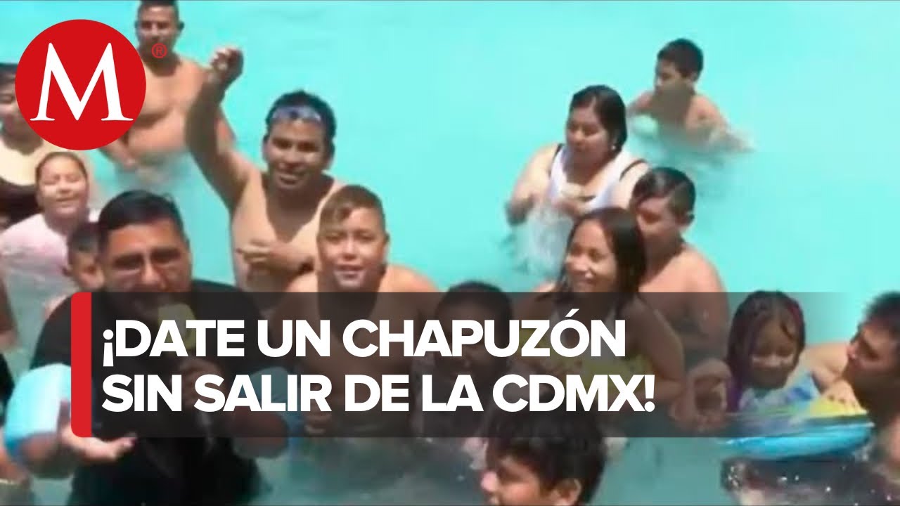 Semana Santa en la CdMx? Familias asisten al balneario de la Álvaro Obregón  - YouTube