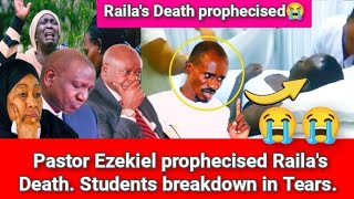😭 Pastor Ezekiel's Prophecy about Raila has come to pass! Many Prophecies about his Death has Passed